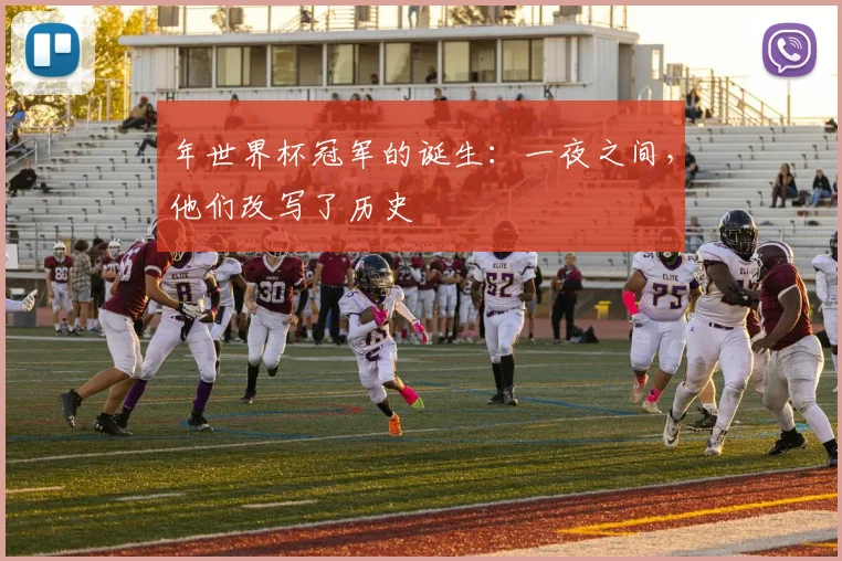 年世界杯冠军的诞生：一夜之间，他们改写了历史