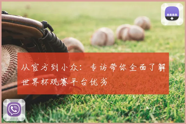从官方到小众：专访带你全面了解世界杯观赛平台优劣