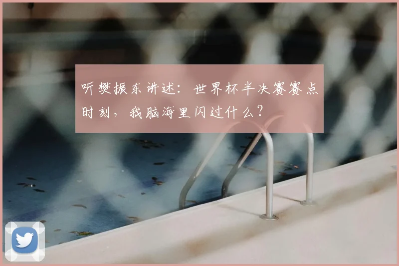听樊振东讲述：世界杯半决赛赛点时刻，我脑海里闪过什么？
